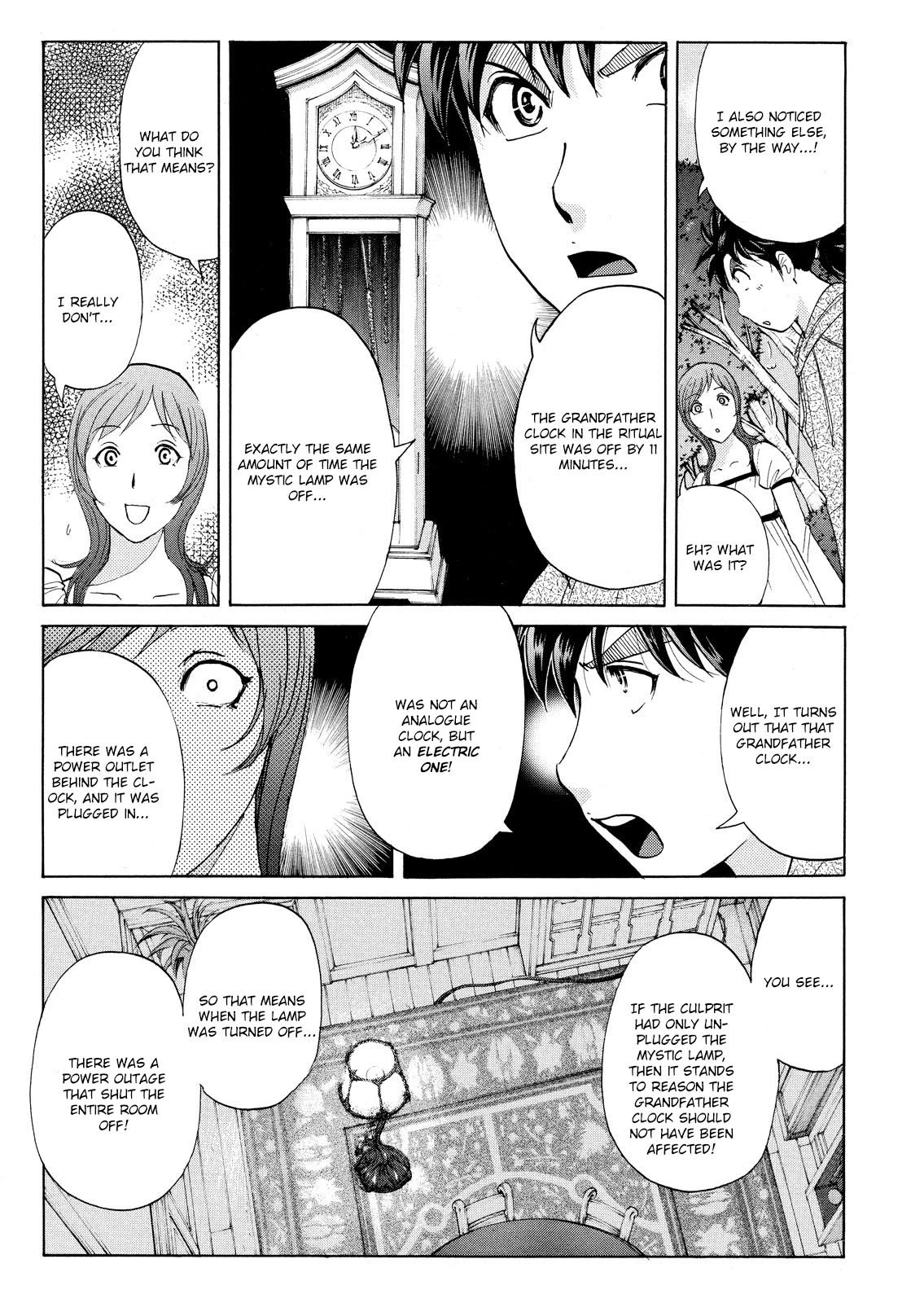 Kindaichi Shounen no Jikenbo: Vanpaia Densetsu Satsujin Jiken Chapter 65 page 8 - Chapter 65: Black Magic Murder Case 4