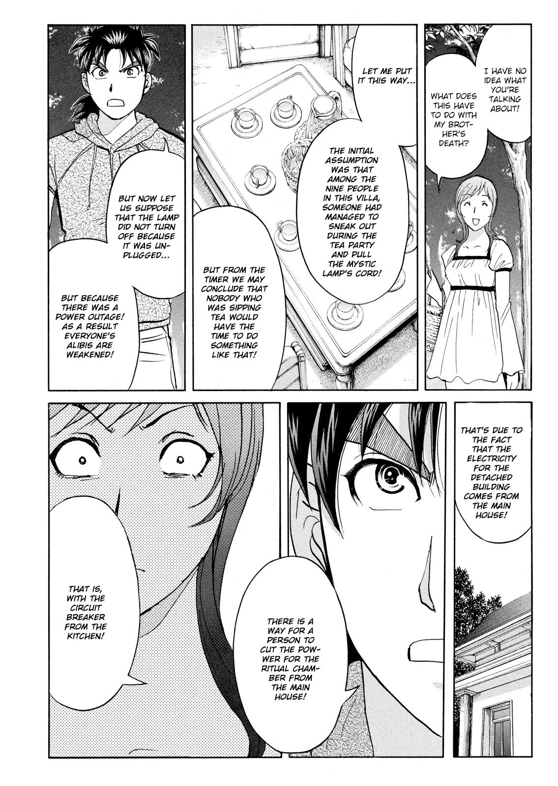 Kindaichi Shounen no Jikenbo: Vanpaia Densetsu Satsujin Jiken Chapter 65 page 9 - Chapter 65: Black Magic Murder Case 4