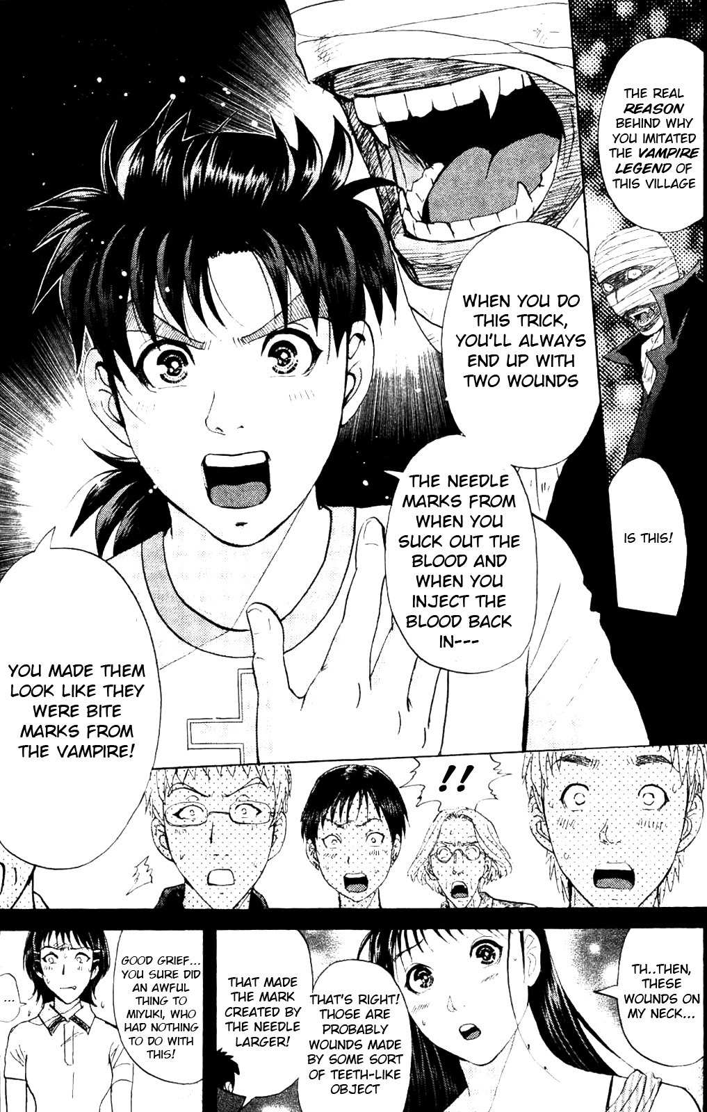 Kindaichi Shounen no Jikenbo: Vanpaia Densetsu Satsujin Jiken Chapter 7 page 12 - Chapter 7: Legendary Vampire Murders [7]