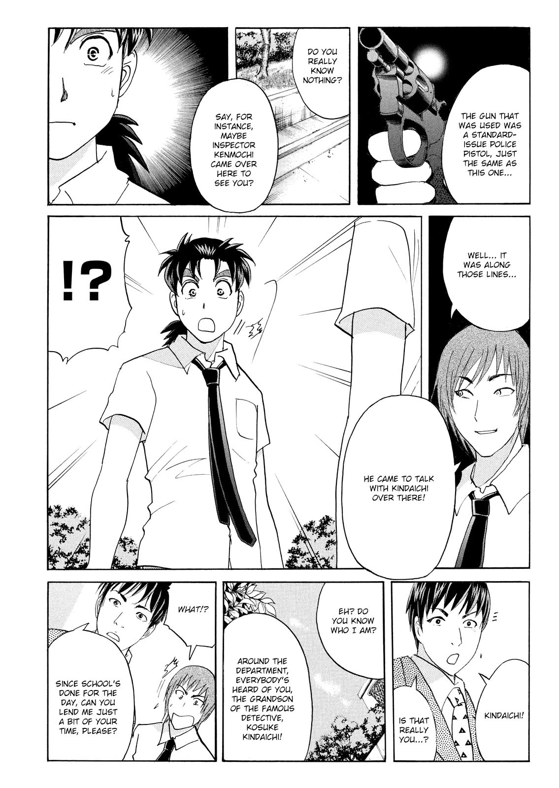 Kindaichi Shounen no Jikenbo: Vanpaia Densetsu Satsujin Jiken Chapter 71 page 18 - Chapter 71: Inspector Kenmochi: The Murderer 2