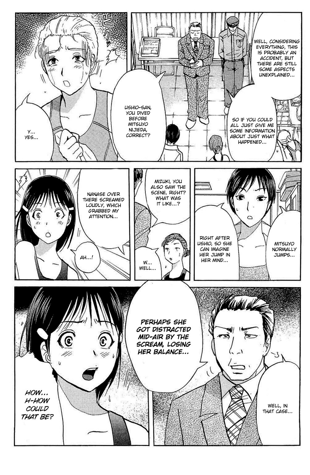 Kindaichi Shounen no Jikenbo: Vanpaia Densetsu Satsujin Jiken Chapter 82 page 24 - Chapter 82: The Evil Spirit of the Diving Pool