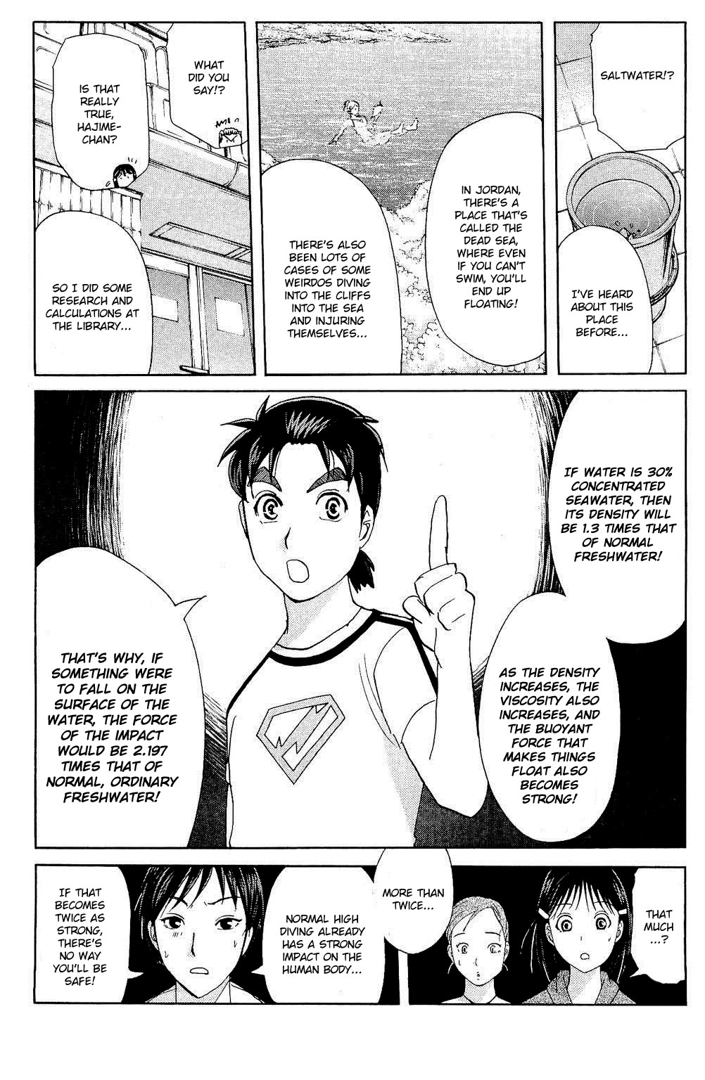Kindaichi Shounen no Jikenbo: Vanpaia Densetsu Satsujin Jiken Chapter 82 page 38 - Chapter 82: The Evil Spirit of the Diving Pool