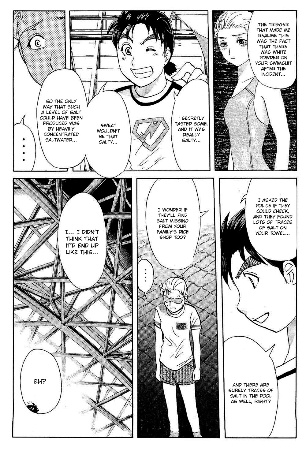 Kindaichi Shounen no Jikenbo: Vanpaia Densetsu Satsujin Jiken Chapter 82 page 42 - Chapter 82: The Evil Spirit of the Diving Pool