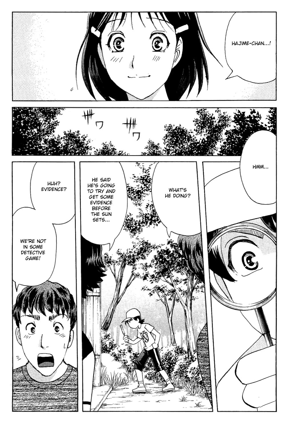 Kindaichi Shounen no Jikenbo: Vanpaia Densetsu Satsujin Jiken Chapter 83 page 28 - Chapter 83: The Mysterious Event at the Campsite