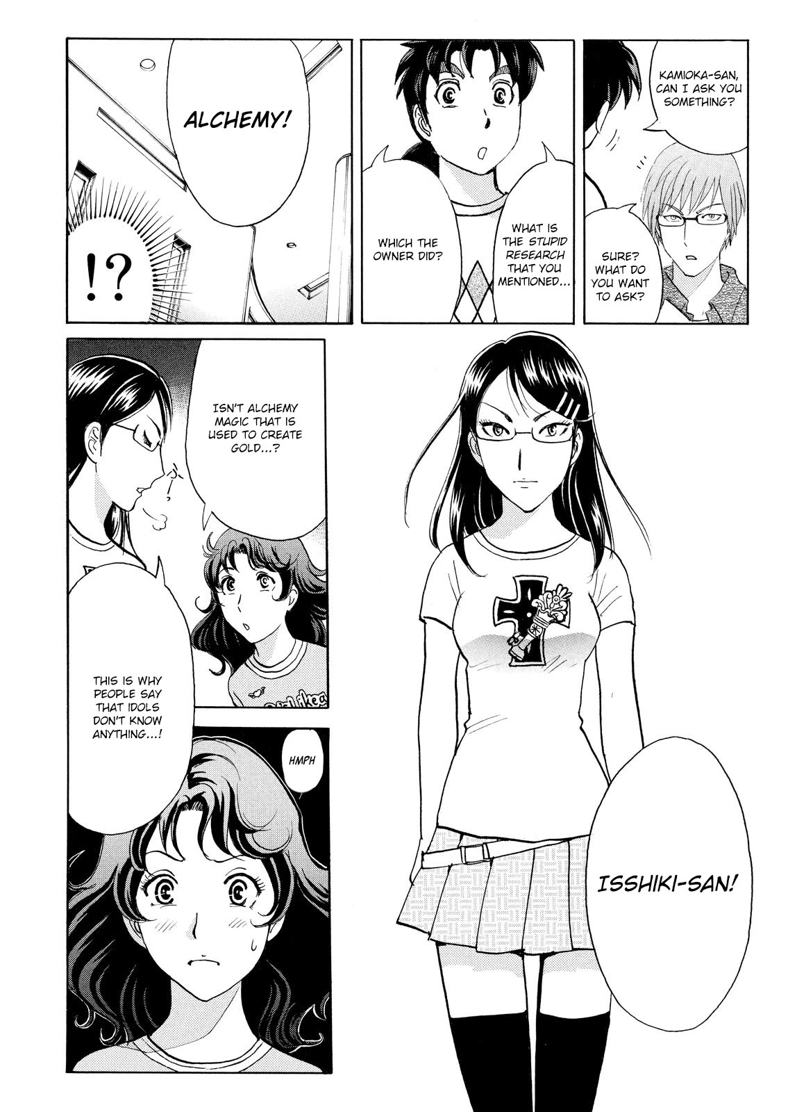 Kindaichi Shounen no Jikenbo: Vanpaia Densetsu Satsujin Jiken Chapter 84 page 27 - Chapter 84: Alchemy Murder Case 1
