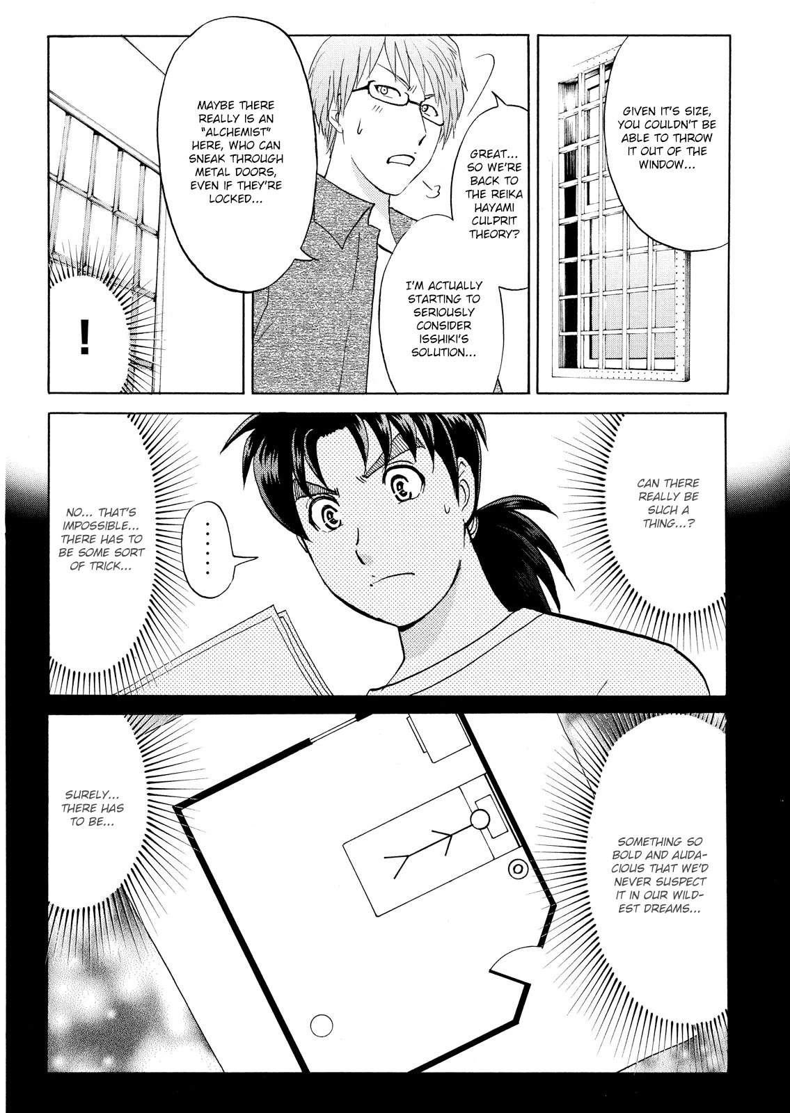 Kindaichi Shounen no Jikenbo: Vanpaia Densetsu Satsujin Jiken Chapter 89 page 14 - Chapter 89: Alchemy Murder Case 6