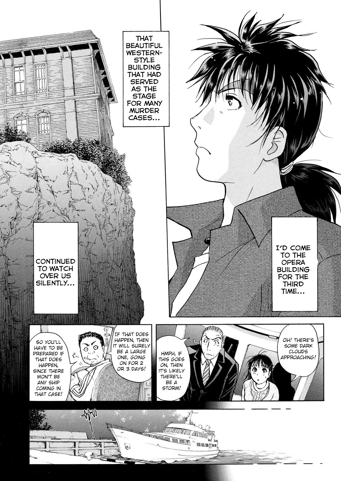 Kindaichi Shounen no Jikenbo: Vanpaia Densetsu Satsujin Jiken Chapter 9 page 14 - Chapter 9: Opera House: The Third Murder 1