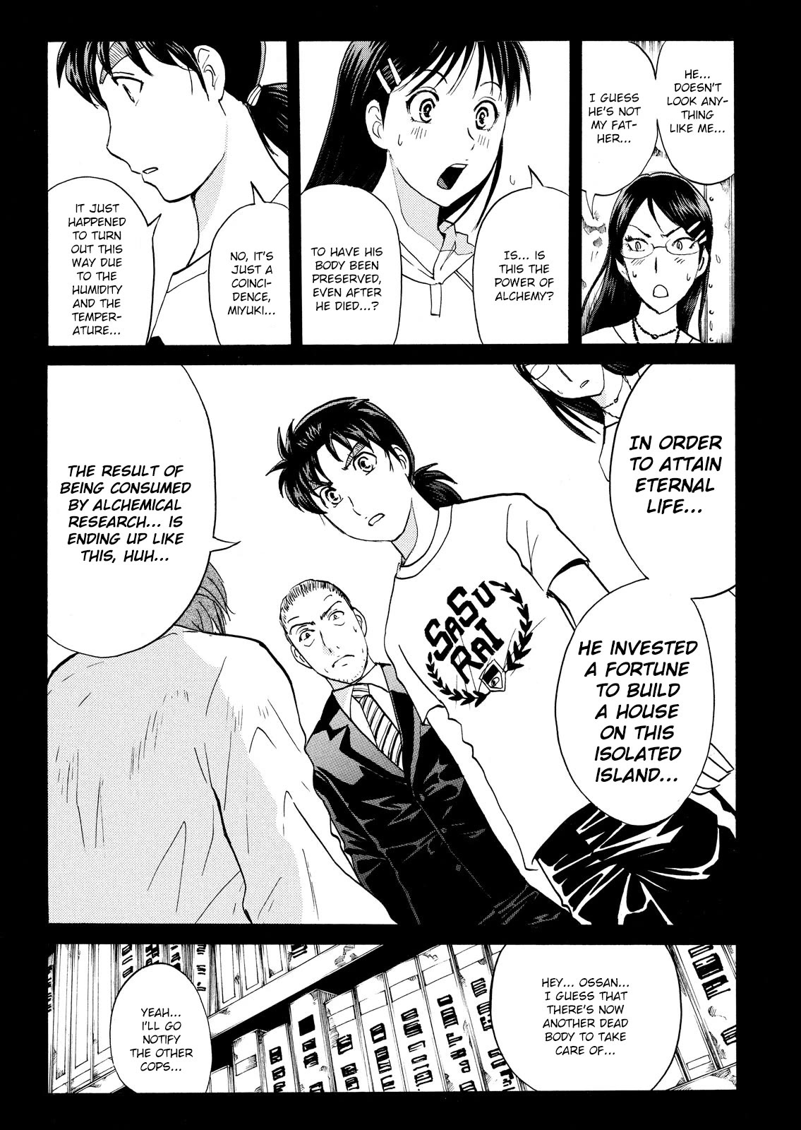 Kindaichi Shounen no Jikenbo: Vanpaia Densetsu Satsujin Jiken Chapter 96 page 13 - Chapter 96: Alchemy Murder Case 13