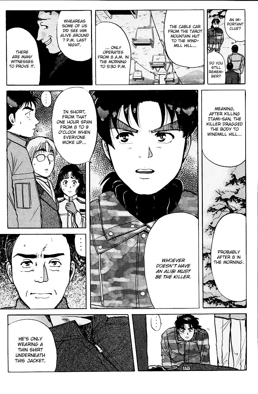 Kindaichi Shounen no Jikenbo Chapter 111 page 8 - Chapter 111: (File 11) Tarot Hut Murder Case (4)