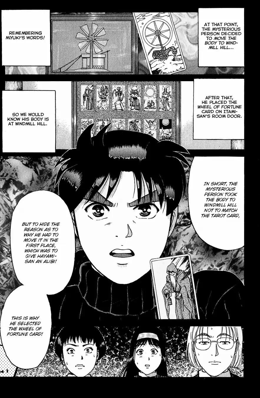 Kindaichi Shounen no Jikenbo Chapter 115 page 22 - Chapter 115: (File 11) Tarot Hut Murder Case (8)