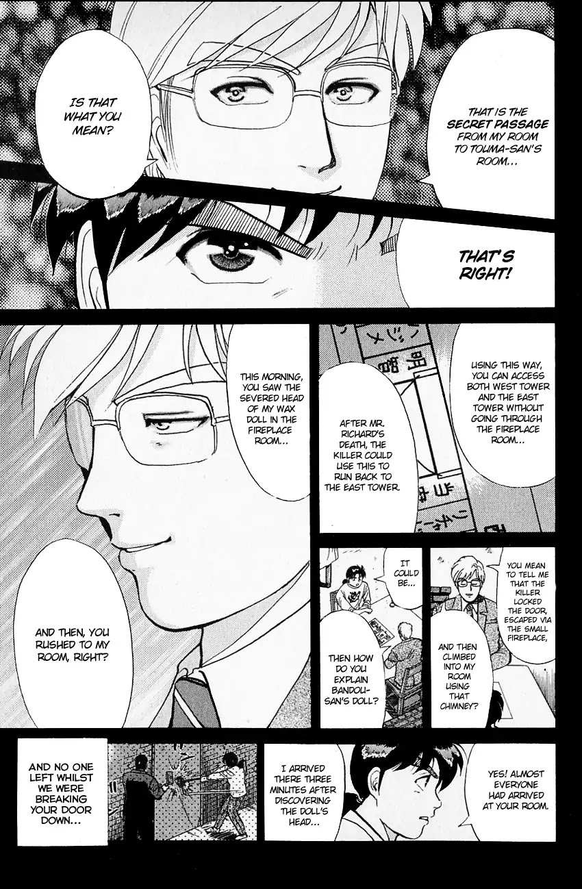 Kindaichi Shounen no Jikenbo Chapter 128 page 18 - Chapter 128: (File 12) Castle Of Wax Murder Case (07)