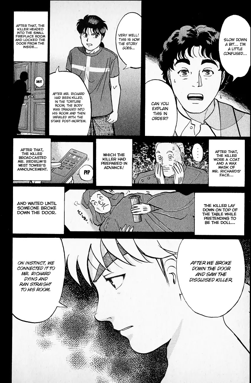 Kindaichi Shounen no Jikenbo Chapter 131 page 13 - Chapter 131: (File 12) Castle Of Wax Murder Case (10)