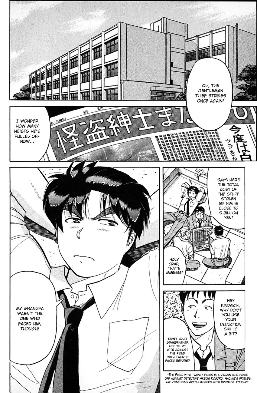Kindaichi Shounen no Jikenbo Chapter 135 page 6 - Chapter 135: (File 13) Gentleman Thief Murder Case (1)