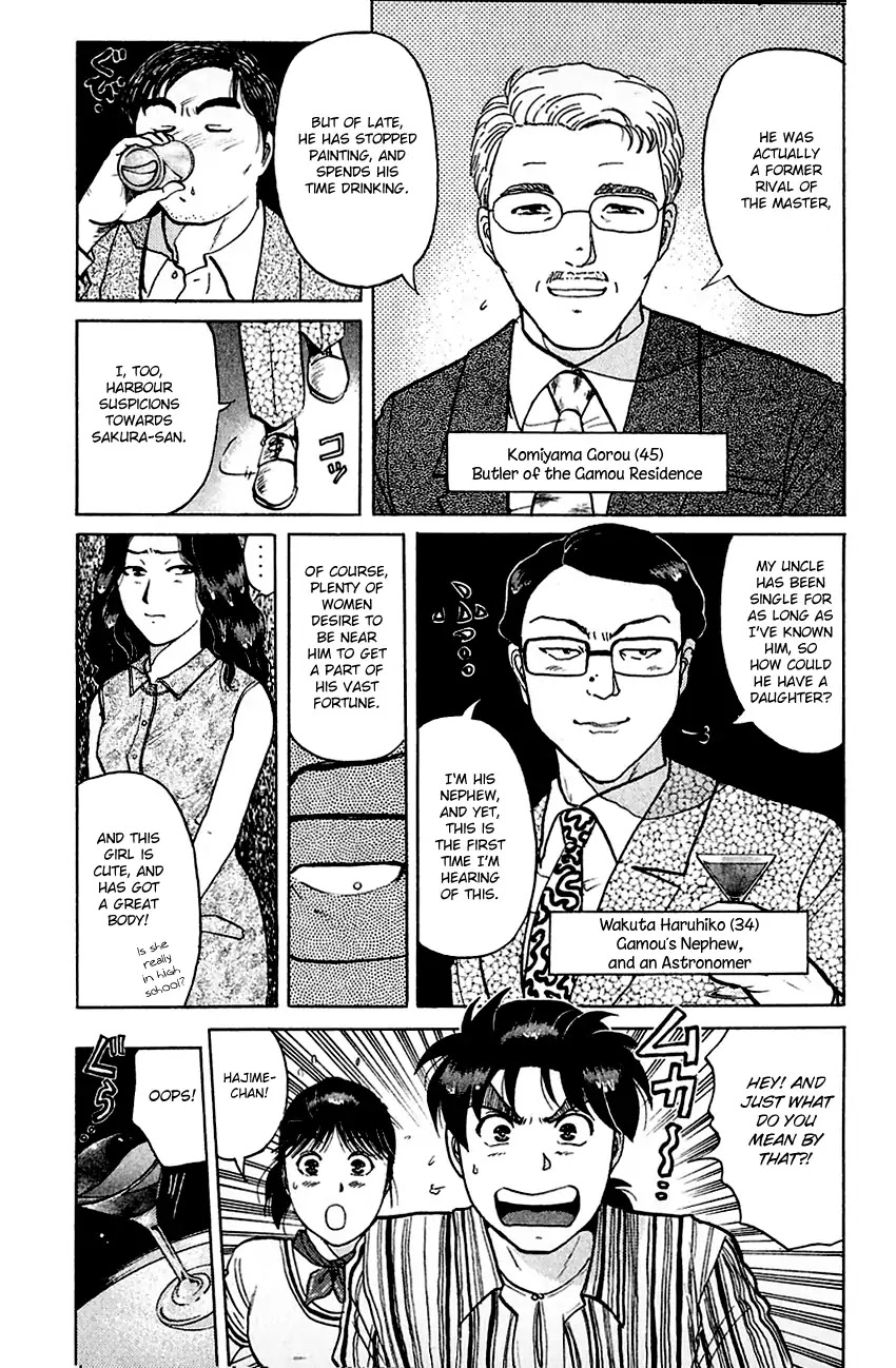 Kindaichi Shounen no Jikenbo Chapter 136 page 6 - Chapter 136: (File 13) Gentleman Thief Murder Case (2)