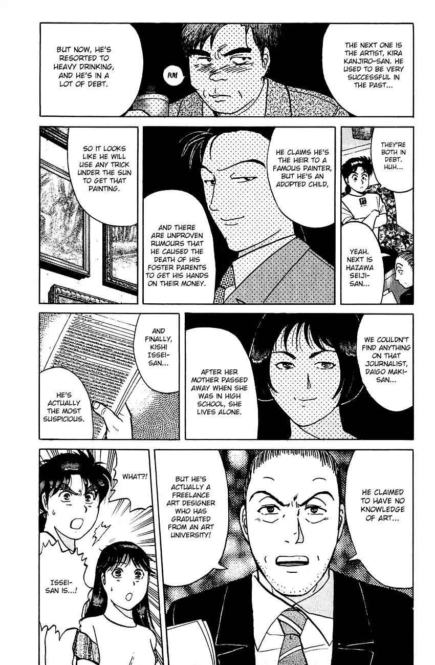 Kindaichi Shounen no Jikenbo Chapter 139 page 10 - Chapter 139: (File 13) Gentleman Thief Murder Case (5)