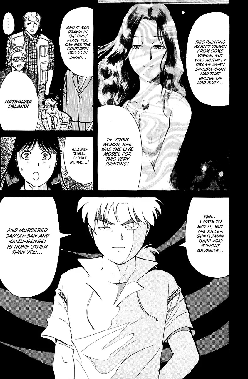 Kindaichi Shounen no Jikenbo Chapter 144 page 22 - Chapter 144: (File 13) Gentleman Thief Murder Case (10)