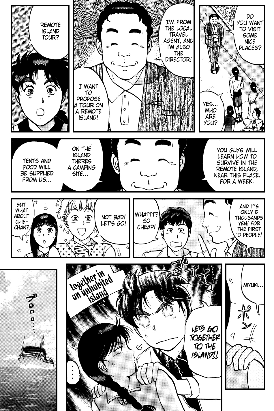Kindaichi Shounen no Jikenbo Chapter 148 page 10 - Chapter 148: File 14 Murder on Graveyard Island (1)