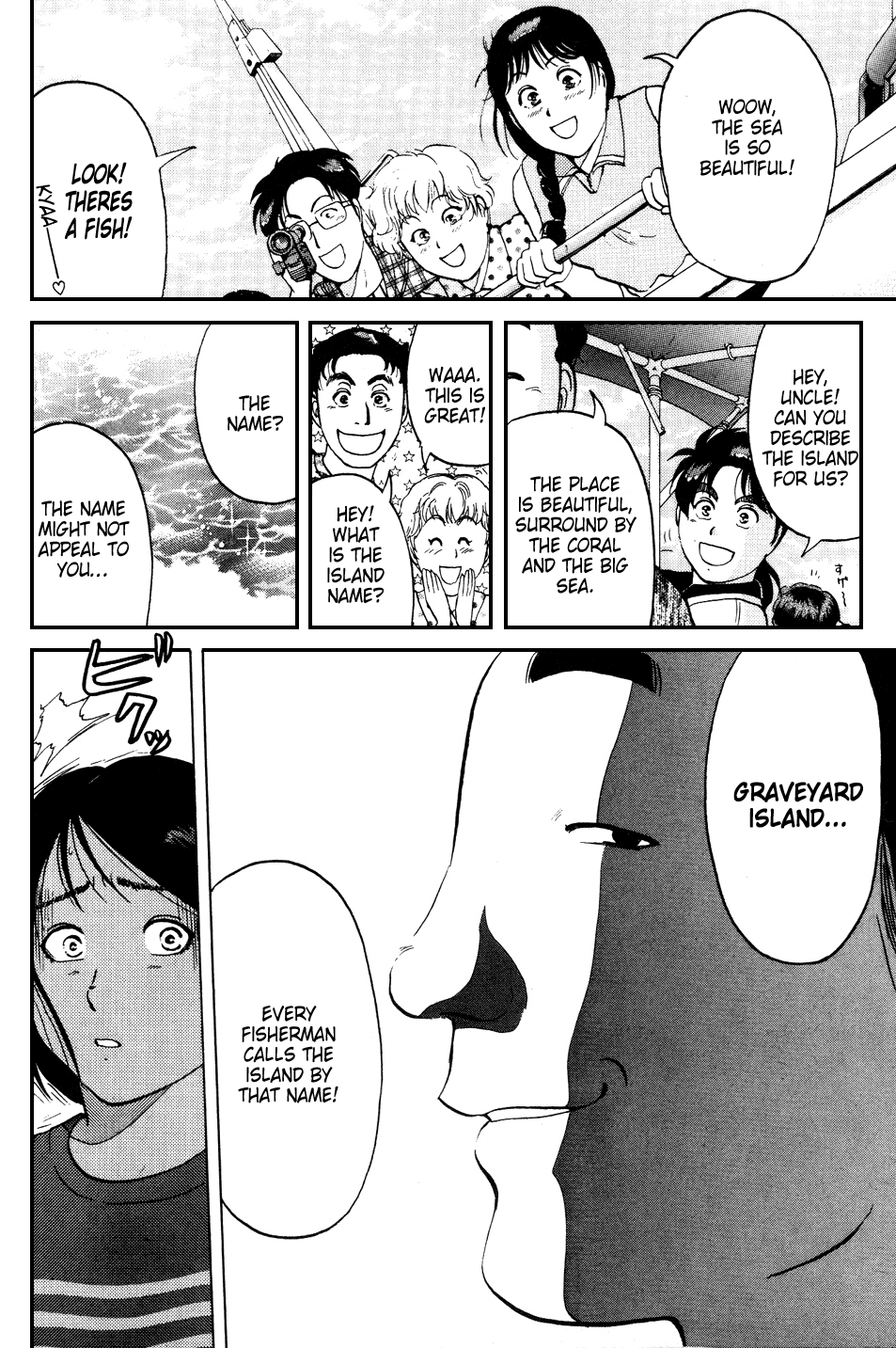 Kindaichi Shounen no Jikenbo Chapter 148 page 11 - Chapter 148: File 14 Murder on Graveyard Island (1)