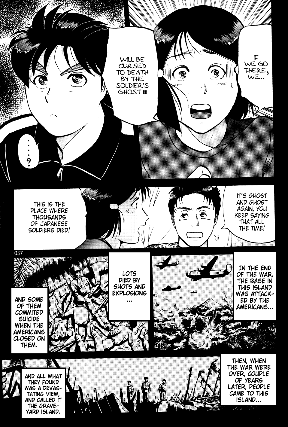 Kindaichi Shounen no Jikenbo Chapter 149 page 9 - Chapter 149: File 14 Murder on Graveyard Island (2)