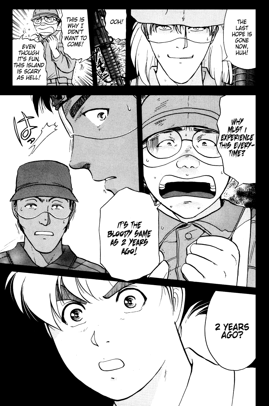 Kindaichi Shounen no Jikenbo Chapter 150 page 4 - Chapter 150: File 14 Murder on Graveyard Island (3)