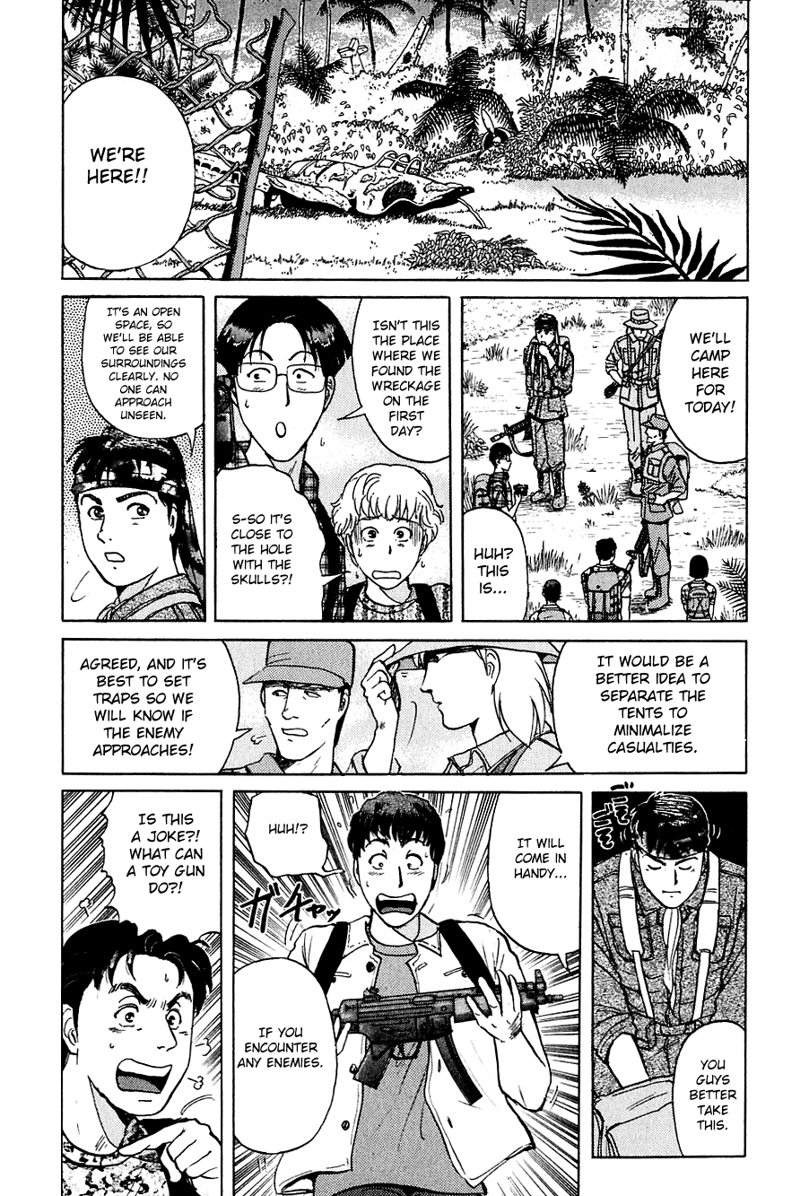 Kindaichi Shounen no Jikenbo Chapter 151 page 8 - Chapter 151: File 14 Murder on Graveyard Island (4)