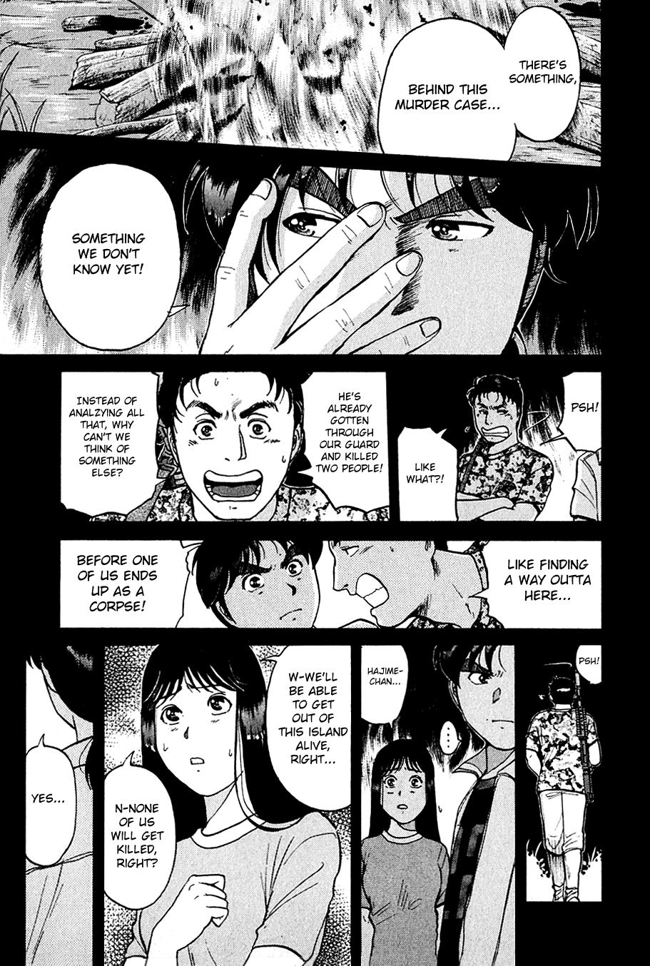Kindaichi Shounen no Jikenbo Chapter 152 page 10 - Chapter 152: File 14 Murder on Graveyard Island (5)