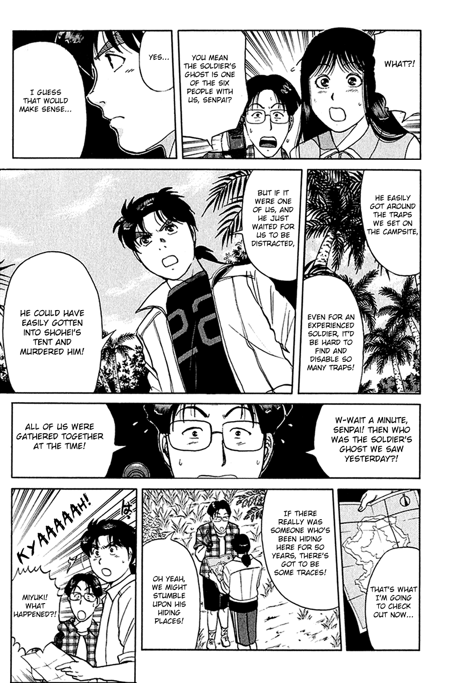 Kindaichi Shounen no Jikenbo Chapter 152 page 14 - Chapter 152: File 14 Murder on Graveyard Island (5)