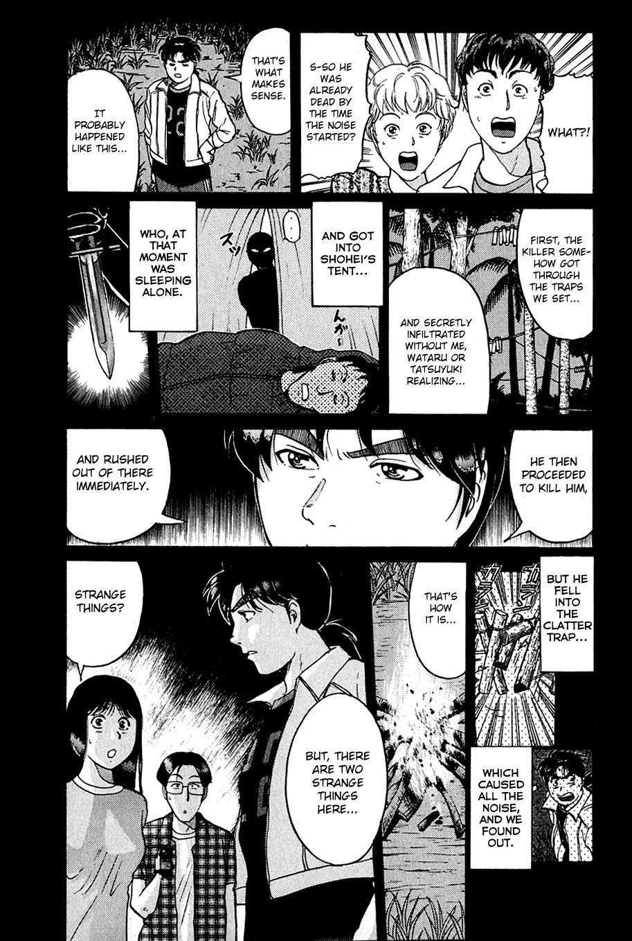 Kindaichi Shounen no Jikenbo Chapter 152 page 8 - Chapter 152: File 14 Murder on Graveyard Island (5)