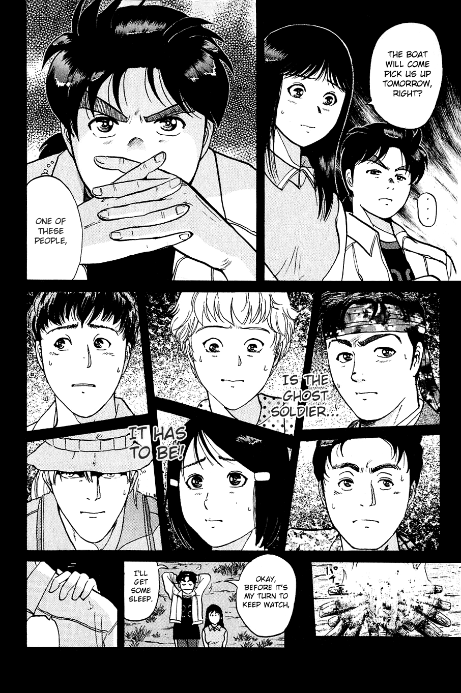 Kindaichi Shounen no Jikenbo Chapter 153 page 19 - Chapter 153: File 14 Murder on Graveyard Island (6)