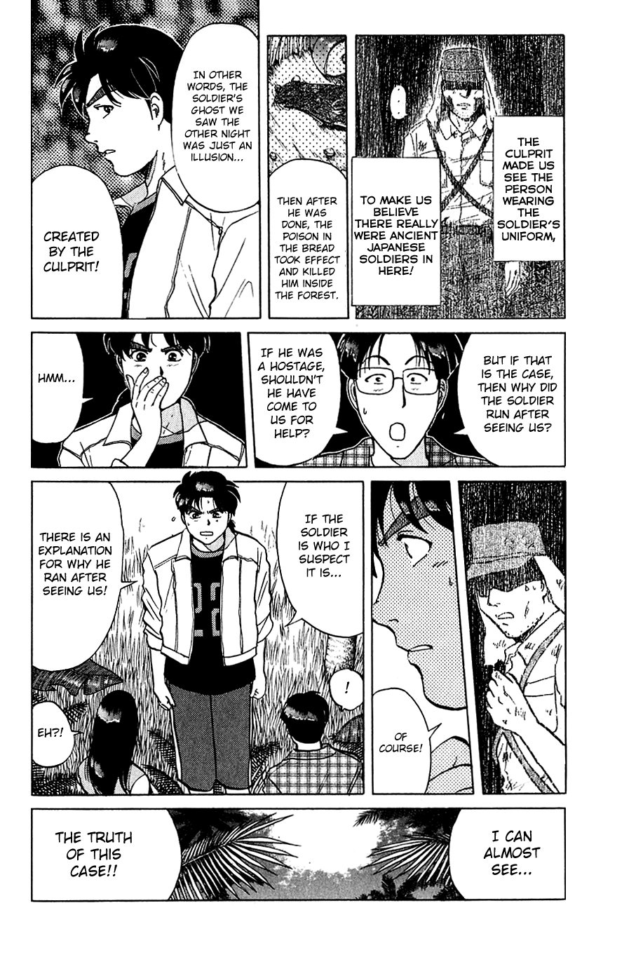 Kindaichi Shounen no Jikenbo Chapter 153 page 9 - Chapter 153: File 14 Murder on Graveyard Island (6)