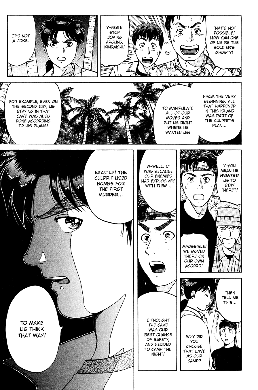 Kindaichi Shounen no Jikenbo Chapter 155 page 7 - Chapter 155: File 14 Murder on Graveyard Island (8)