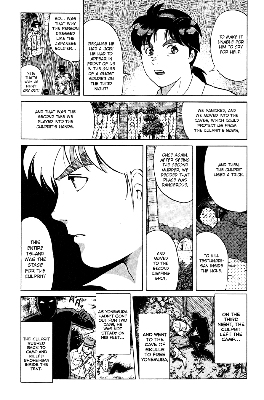 Kindaichi Shounen no Jikenbo Chapter 155 page 9 - Chapter 155: File 14 Murder on Graveyard Island (8)