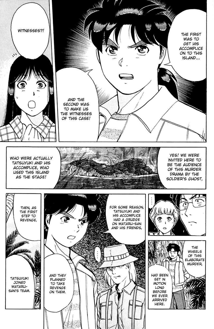 Kindaichi Shounen no Jikenbo Chapter 156 page 10 - Chapter 156: File 14 Murder on Graveyard Island (9)