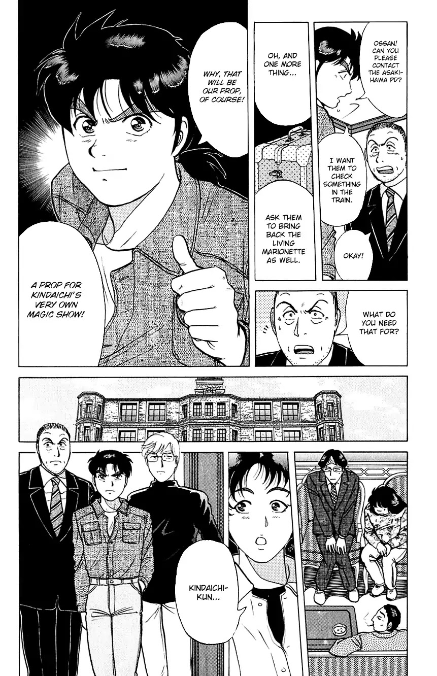 Kindaichi Shounen no Jikenbo Chapter 167 page 15 - Chapter 167: (File 15) Magical Express Murder Case (9)