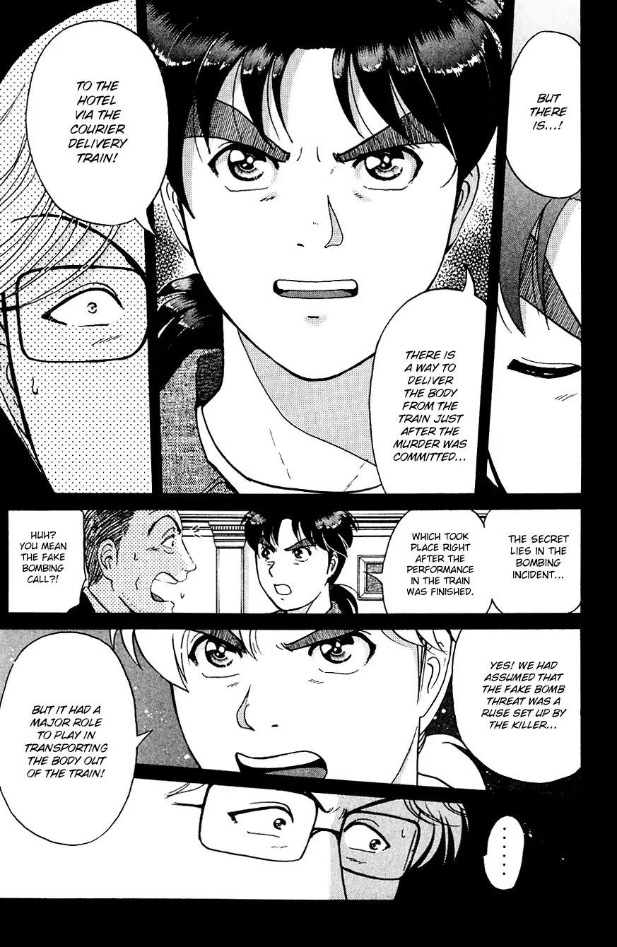 Kindaichi Shounen no Jikenbo Chapter 169 page 10 - Chapter 169: (File 15) Magical Express Murder Case (11)