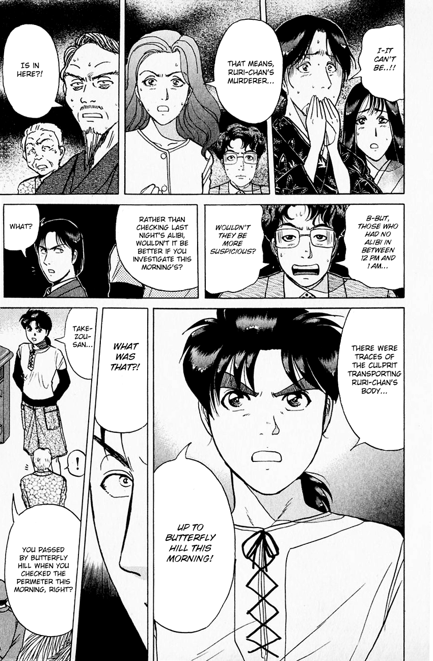 Kindaichi Shounen no Jikenbo Chapter 175 page 10 - Chapter 175: (File 16) Black Butterfly Murder Case (4)