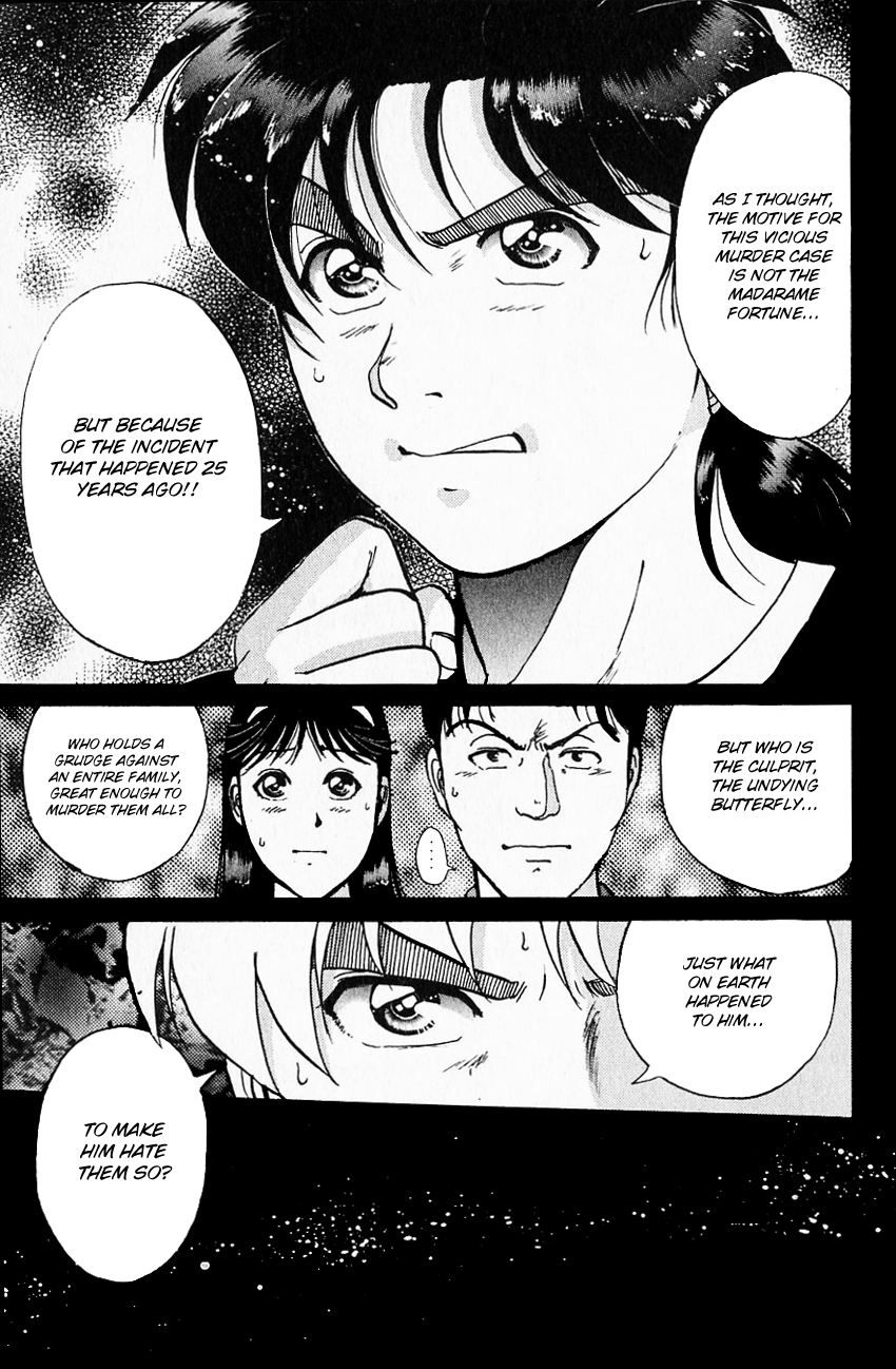 Kindaichi Shounen no Jikenbo Chapter 177 page 22 - Chapter 177: (File 16) Black Butterfly Murder Case (6)