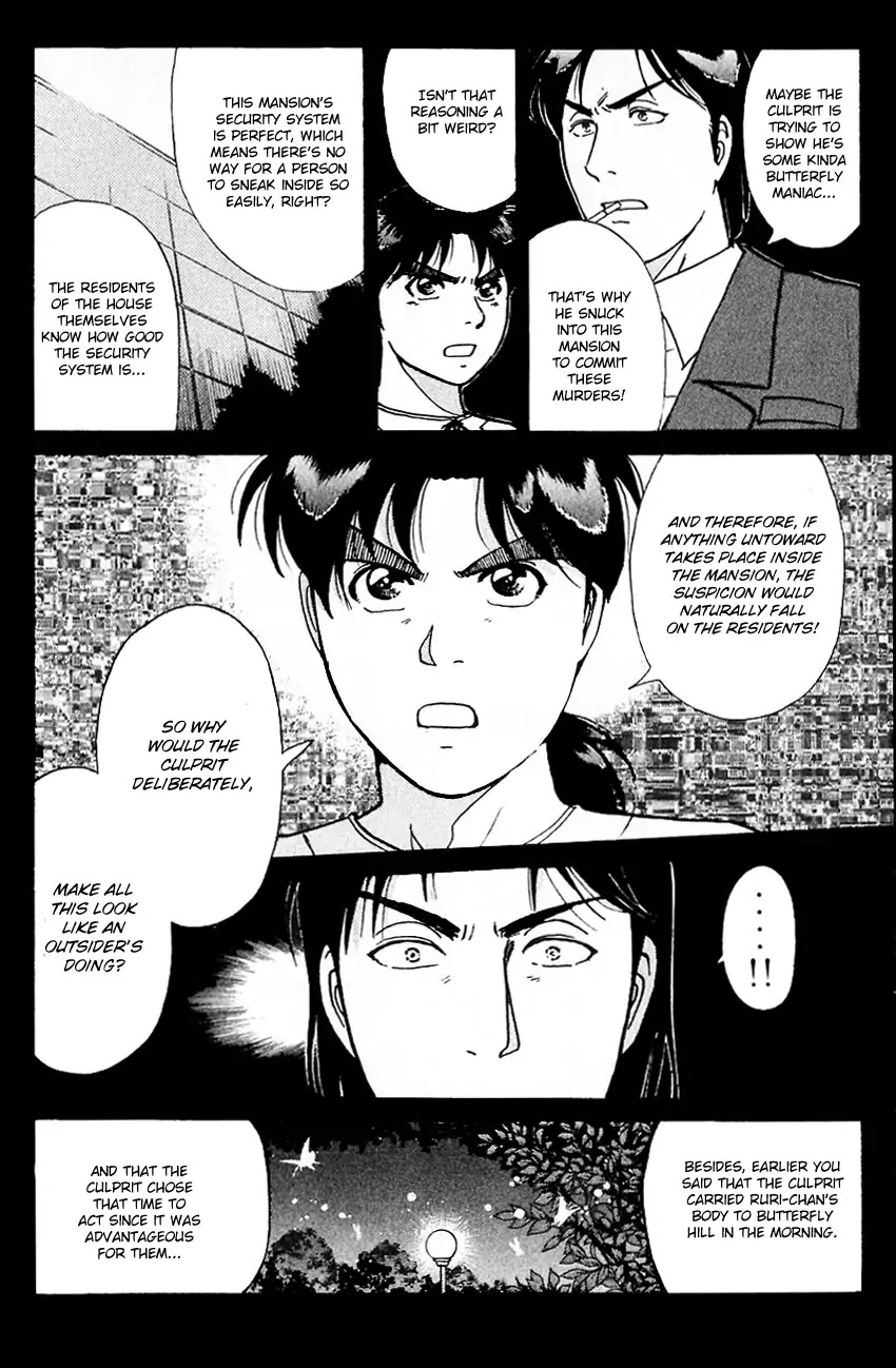 Kindaichi Shounen no Jikenbo Chapter 180 page 20 - Chapter 180: (File 16) Black Butterfly Murder Case (9)