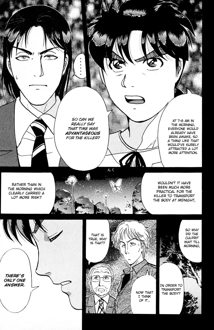 Kindaichi Shounen no Jikenbo Chapter 180 page 21 - Chapter 180: (File 16) Black Butterfly Murder Case (9)