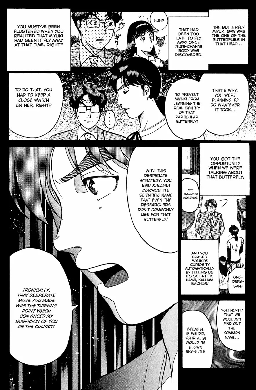 Kindaichi Shounen no Jikenbo Chapter 182 page 7 - Chapter 182: (File 16) Black Butterfly Murder Case (11)