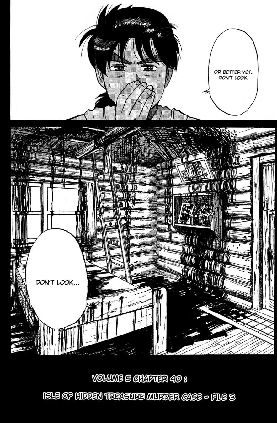 Kindaichi Shounen no Jikenbo Chapter 40 page 5 - Chapter 40: (File 5) Isle Of Hidden Treasure Murder Case (3)