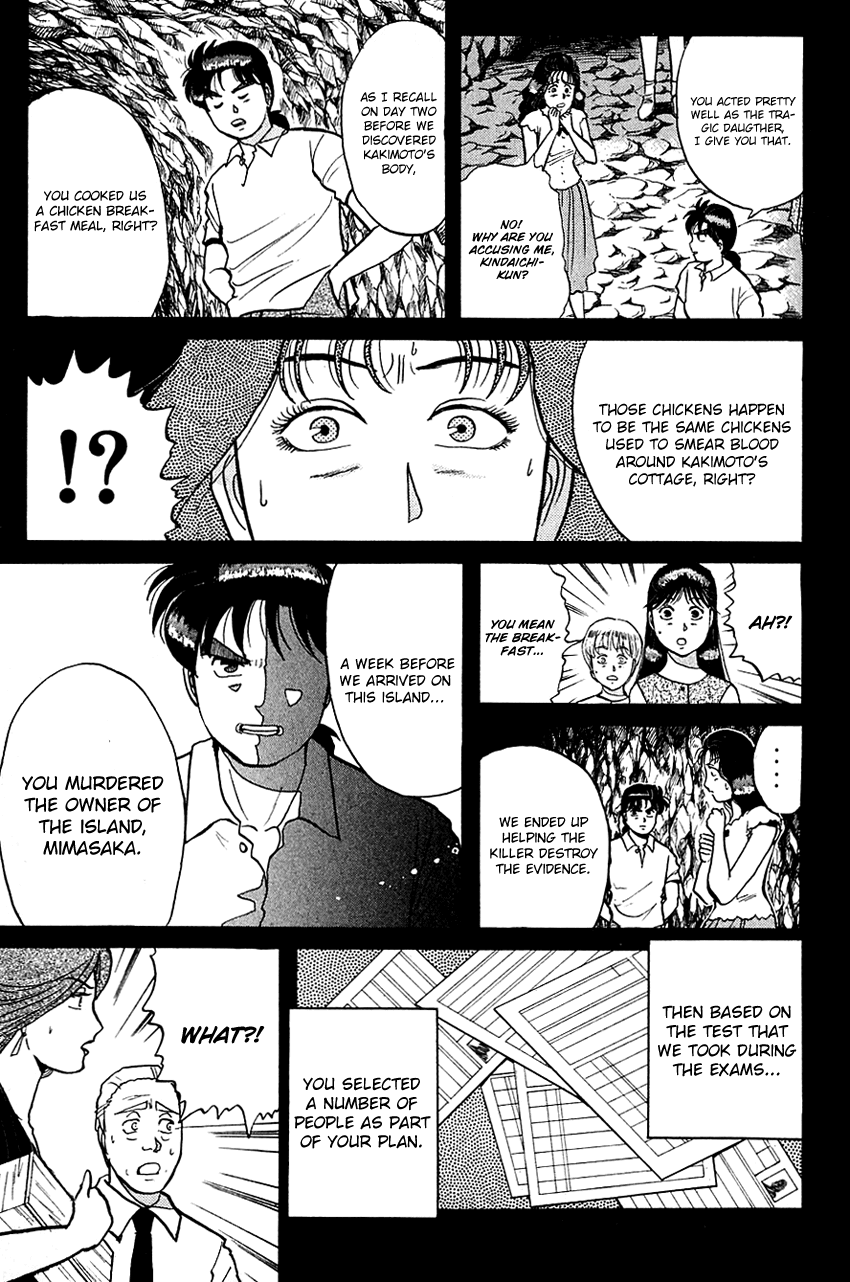 Kindaichi Shounen no Jikenbo Chapter 45 page 18 - Chapter 45: (File 5) Isle Of Hidden Treasure Murder Case (8)