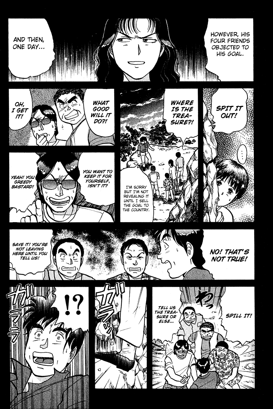 Kindaichi Shounen no Jikenbo Chapter 46 page 10 - Chapter 46: (File 5) Isle Of Hidden Treasure Murder Case (9)
