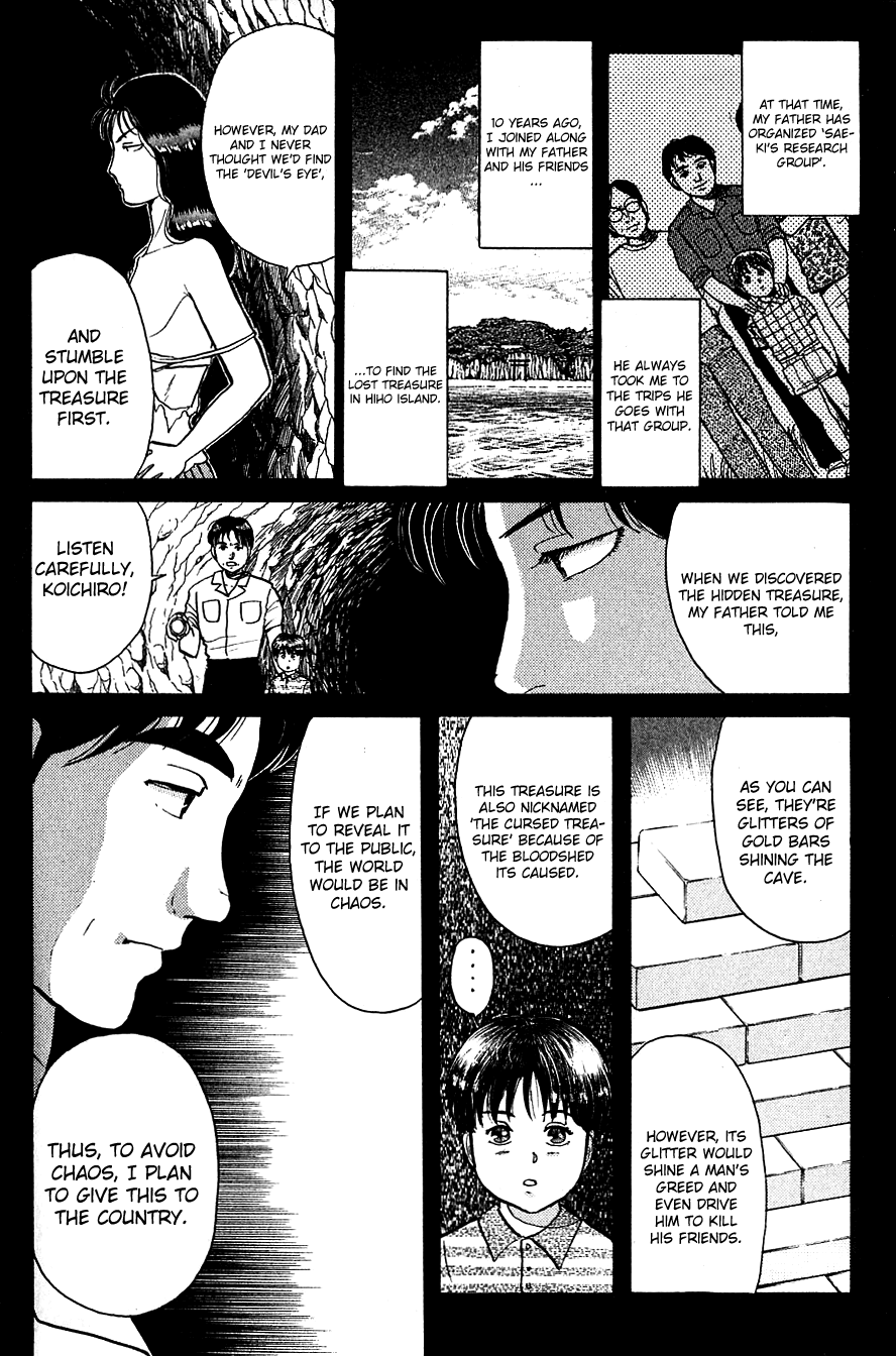 Kindaichi Shounen no Jikenbo Chapter 46 page 9 - Chapter 46: (File 5) Isle Of Hidden Treasure Murder Case (9)