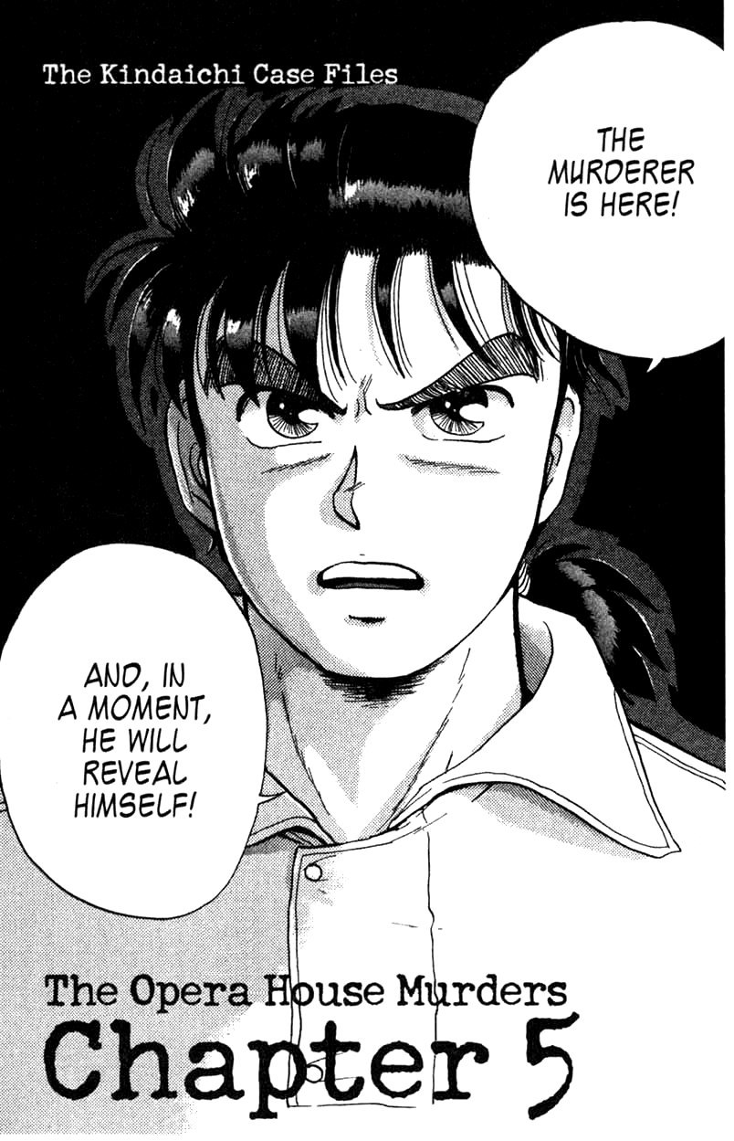Kindaichi Shounen no Jikenbo Chapter 5 page 1 - Chapter 5: (File 1) The Opera House Murders (5)