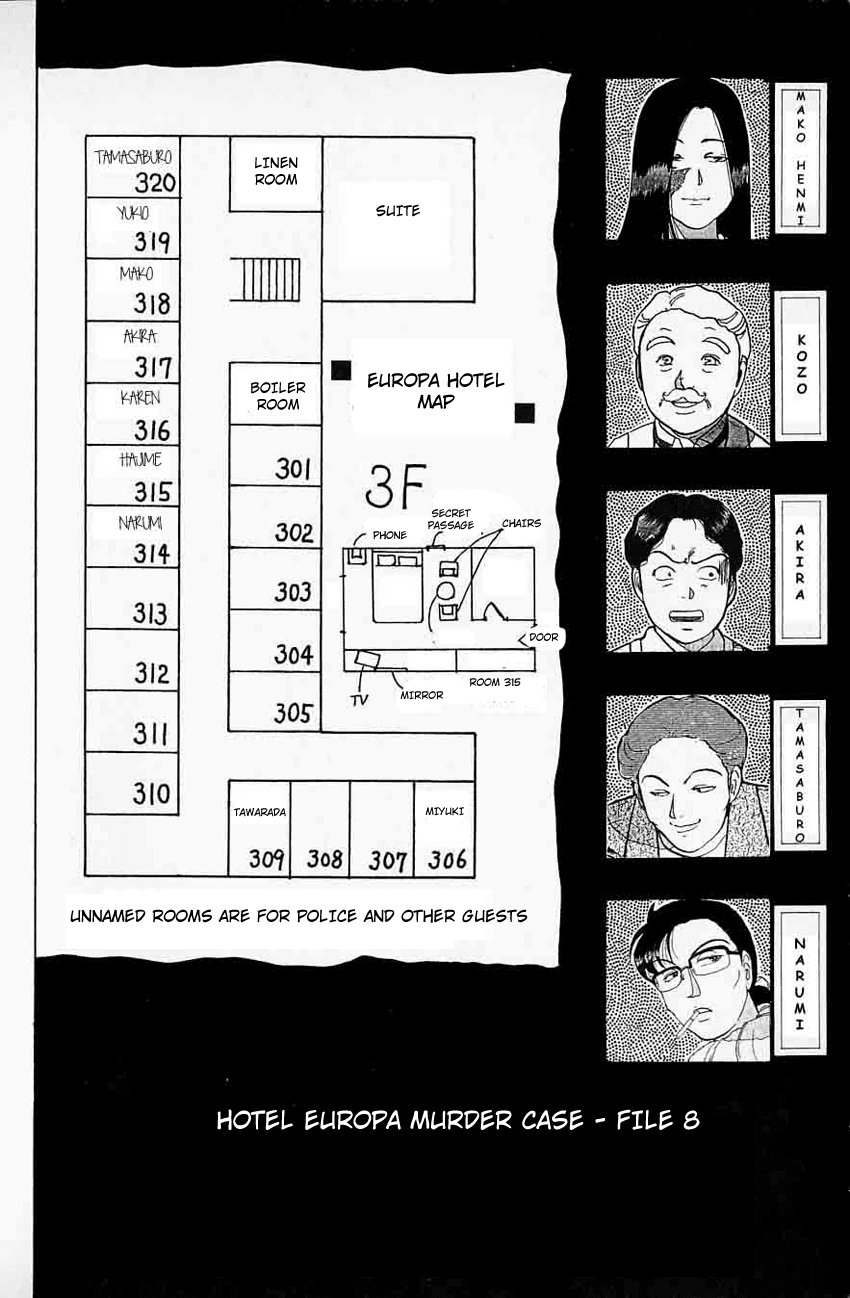 Kindaichi Shounen no Jikenbo Chapter 65 page 5 - Chapter 65: (File 7) Hotel Europa Murder Case (8)