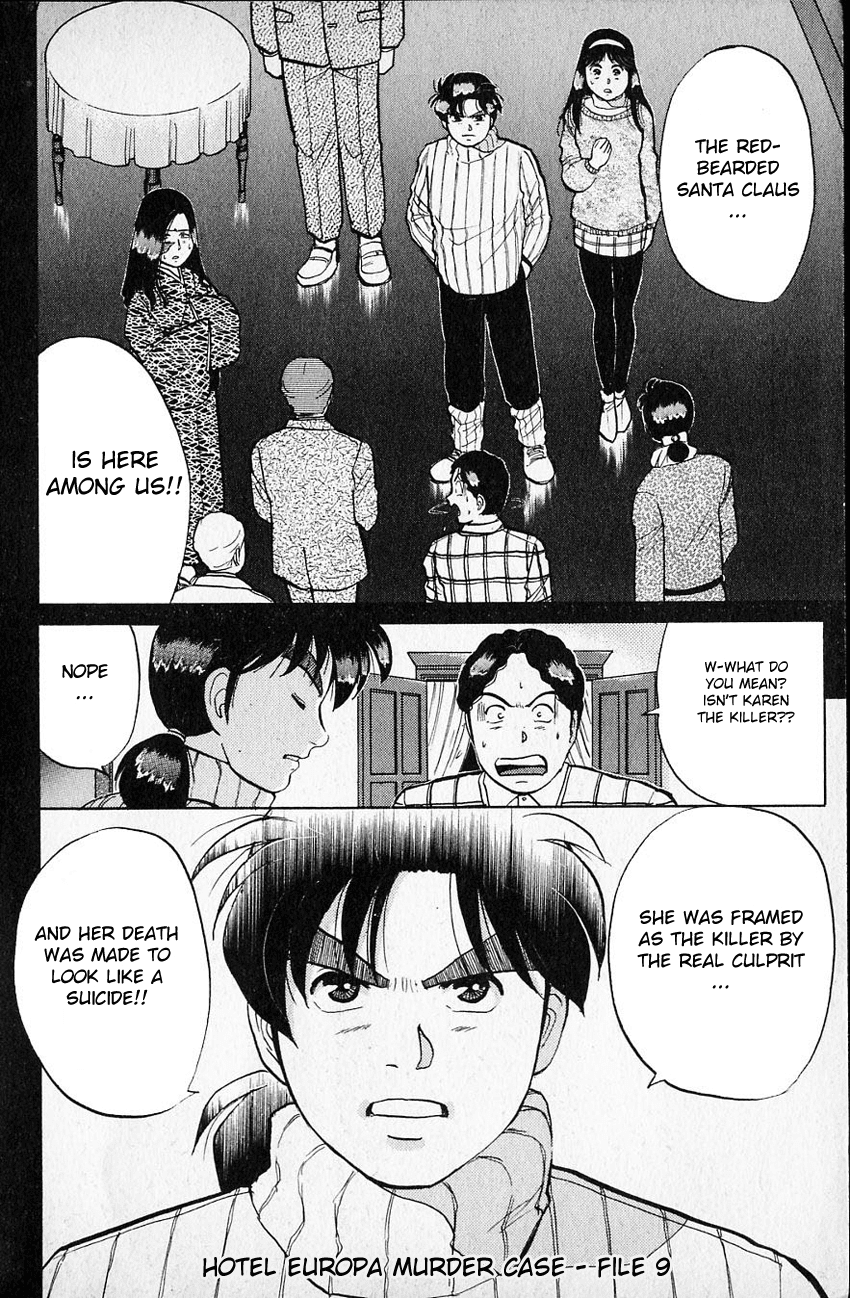 Kindaichi Shounen no Jikenbo Chapter 66 page 4 - Chapter 66: (File 7) Hotel Europa Murder Case (9)