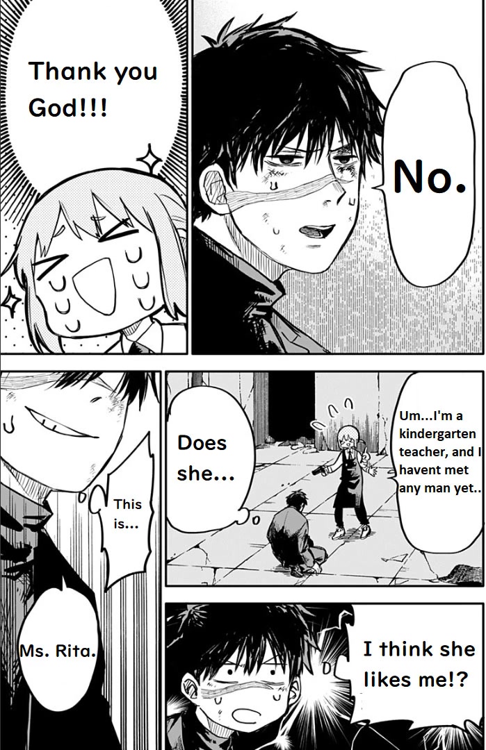 Kindergarten Wars Chapter 1 page 21 - Chapter 1: The handsome man with black hair