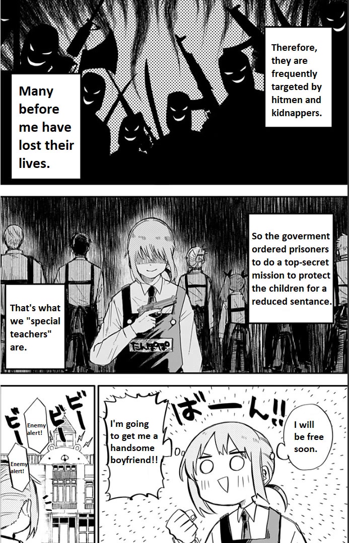 Kindergarten Wars Chapter 1 page 35 - Chapter 1: The handsome man with black hair