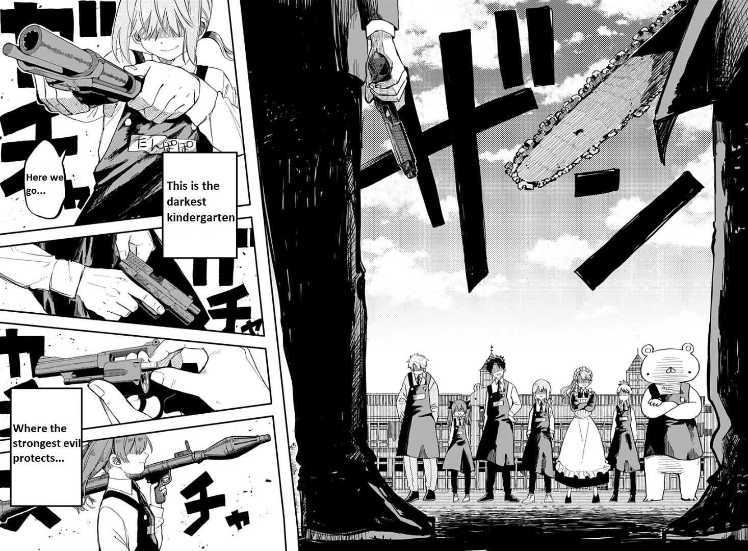 Kindergarten Wars Chapter 1 page 37 - Chapter 1: The handsome man with black hair